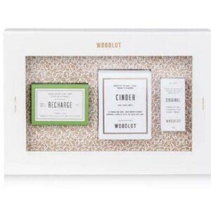 WOODLOT Essentials 3-Pc. Gift Set Soap Bar / Cinder Candle / Essential Oil Blend